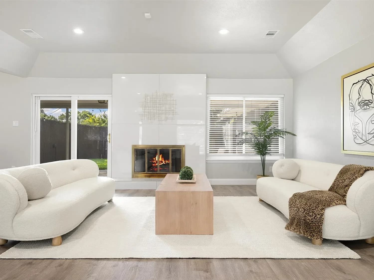 Refined Dallas living room